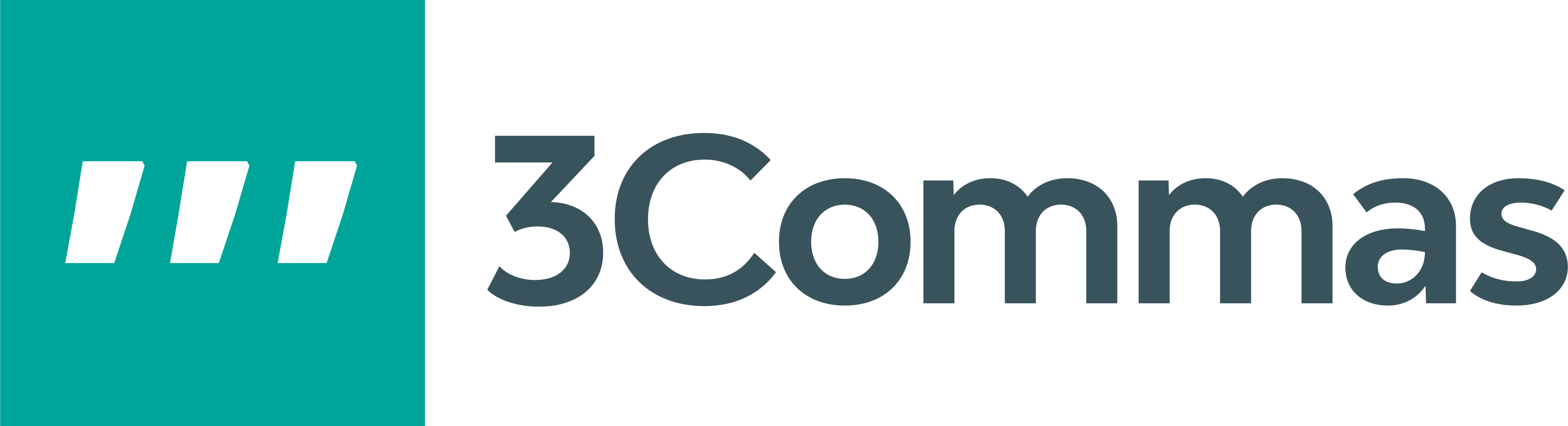 3 Commas Automated Crypto Trading Bot Logo