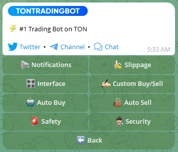 Ton Trading Bot for Telegram